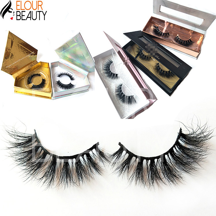 Newest long private label 5D real mink strip lashes Australia EY03