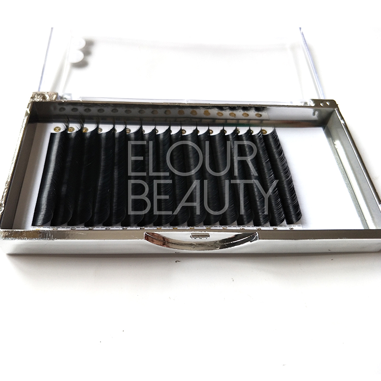 Makeup produccts full set eyelash extensions private label wholesale EL129 
