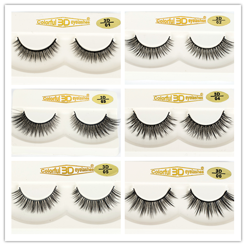 Natural looking silk lashes with custom package box EJ13