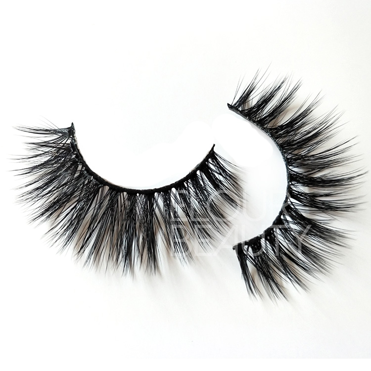 Perfect 3d silk lashes manufacturers China with custom lashes packaging EL112