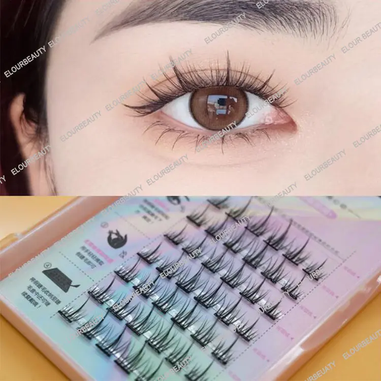 New DIY self adhesive cluster eyelashes EM119