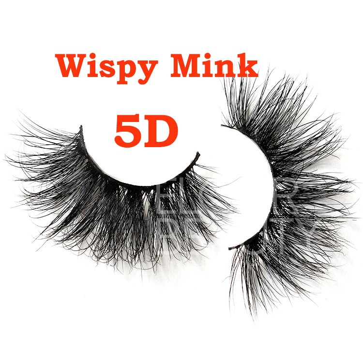 New fashion 5D 100% mink lashes wholesale suppliers EL103