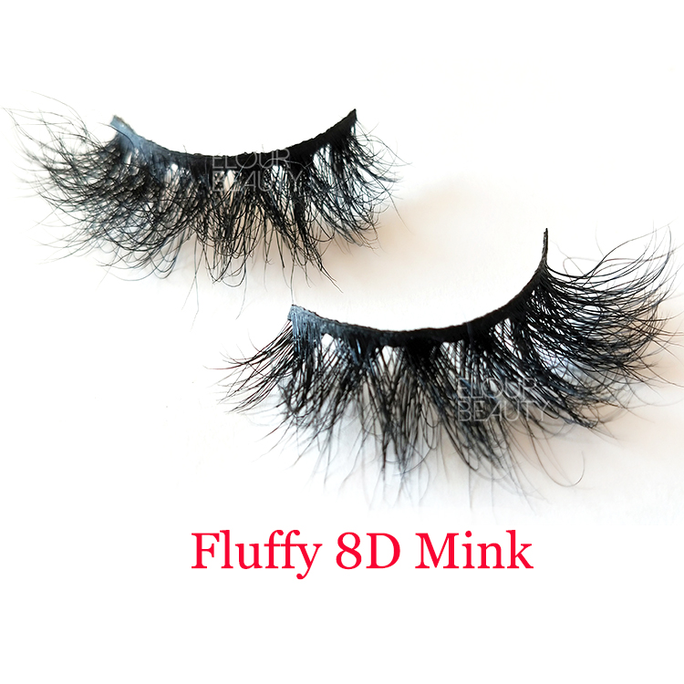 2020 newest fluffy 8D mink wholesale eyelash vendors customized EY49