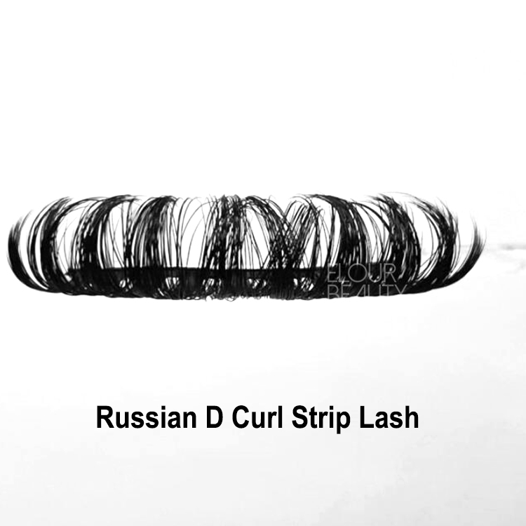 3D Russian volume strip lashes wholesale EM35