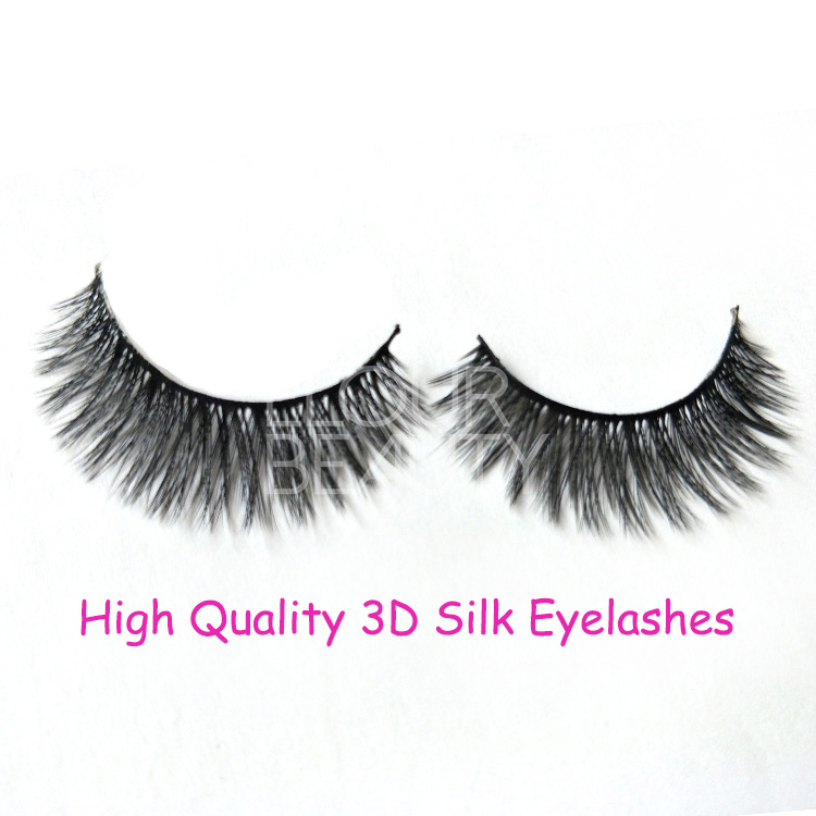 Best 3D silk strip lashes wholesale manufacturers EL91