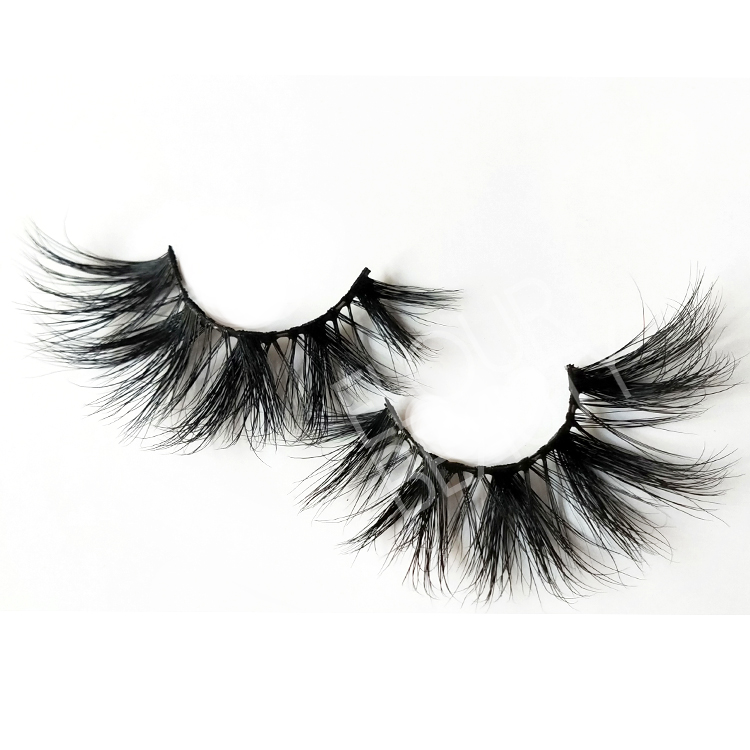 Private label 25mm 5D mink long eyelash vendors wholesale EY12