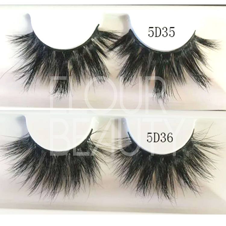 Wholesale China best 25mm 5D mink lashes manufacturers EL149