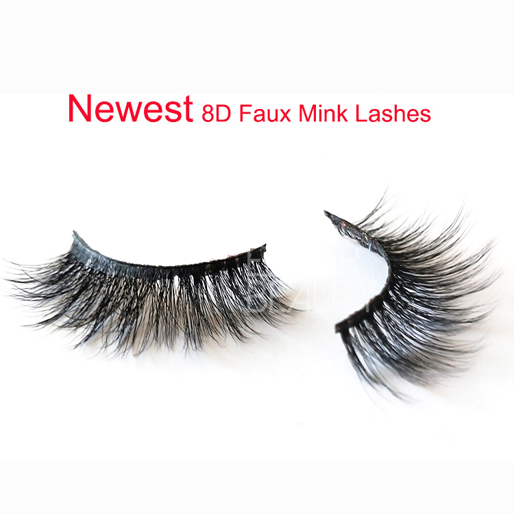 Private label 8D faux mink eyelashessupplies  private label for amazon EY35