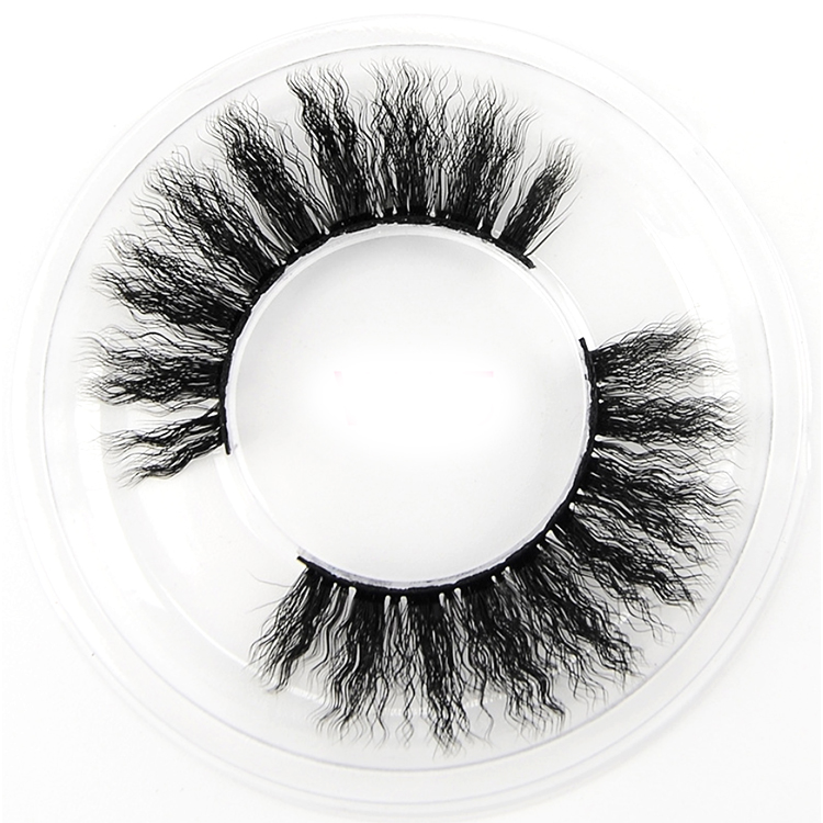 Wavy baby vegan 8D faux mink lashes wholesale usa EN28