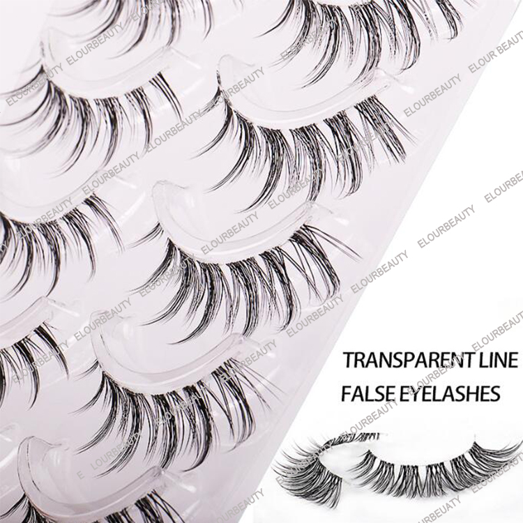 2023 clear band DIY cluster air lashes EM61