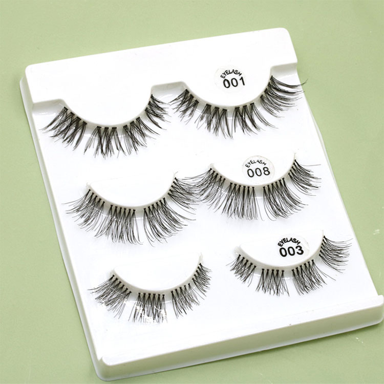 Fashion DIY 3D segmented precut cluster faux mink eyelashes private label EN02