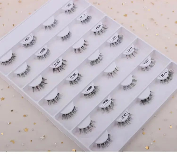 Best invisible clear band eyelashes natural EM78