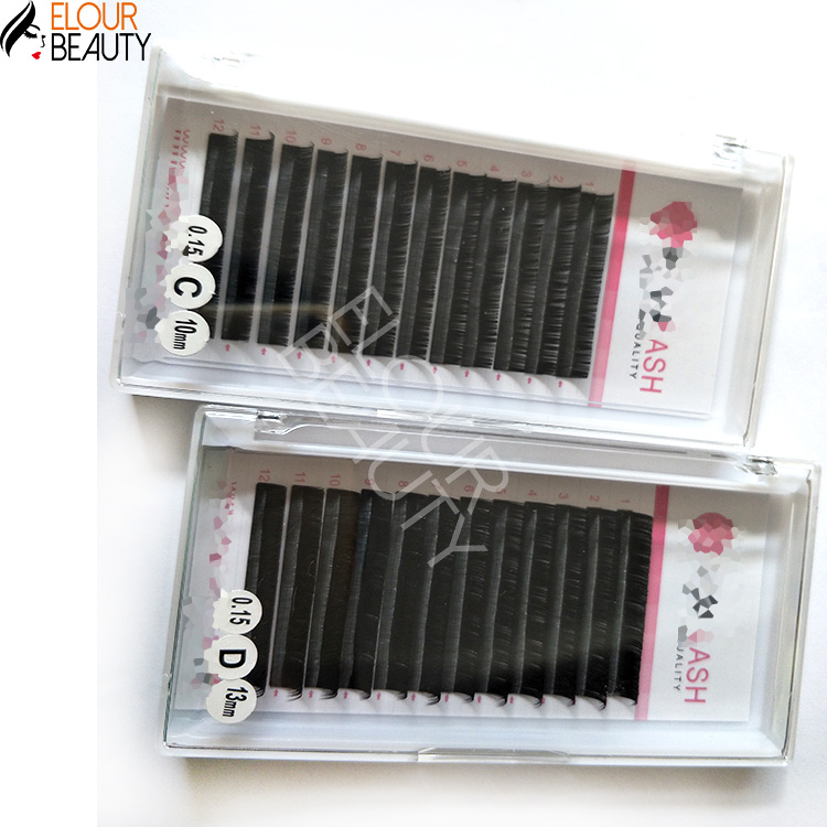 Korean PBT super soft mink eyelash extensions wholesale EL148