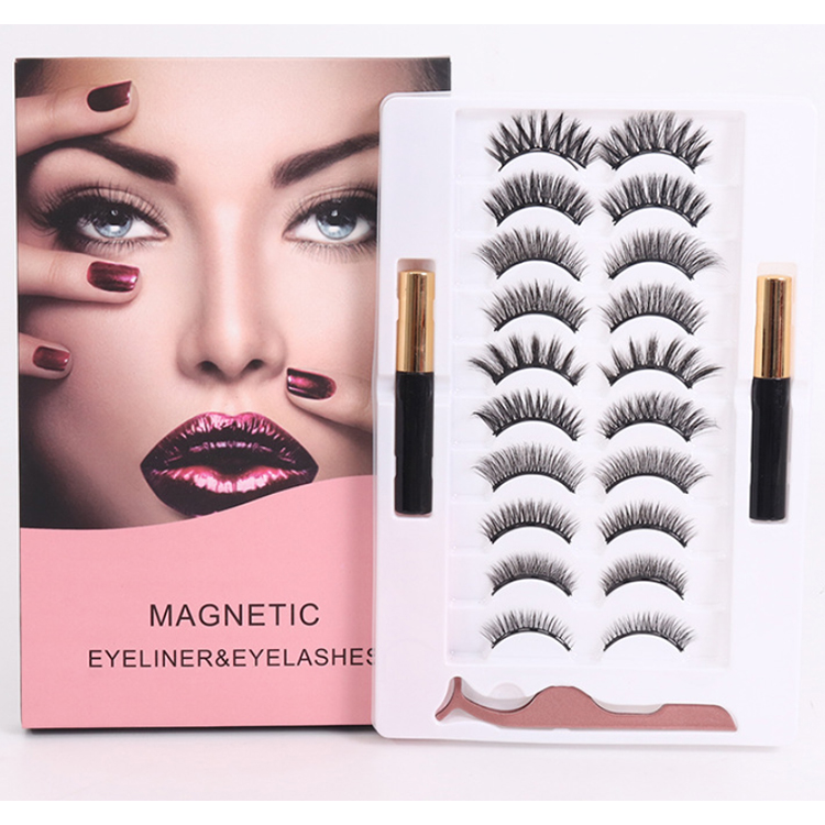 Private label Magnetic eyelashes with Eyeliner EM15