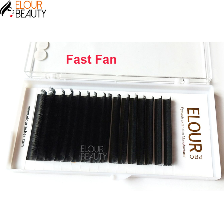 Automatic Blooming Quick Fan Eyelashes Extension private label EL150