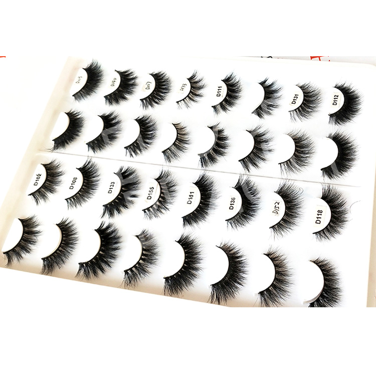 Best 3D mink faux eyelashes china lashes factory EL134