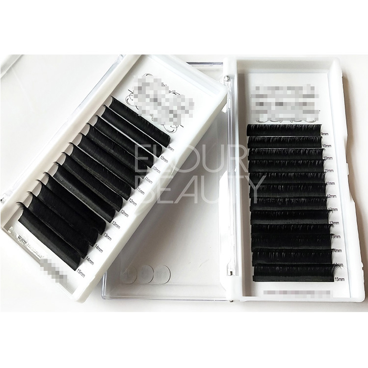 Russian volume blooming eyelash extension private label suppliers EY17