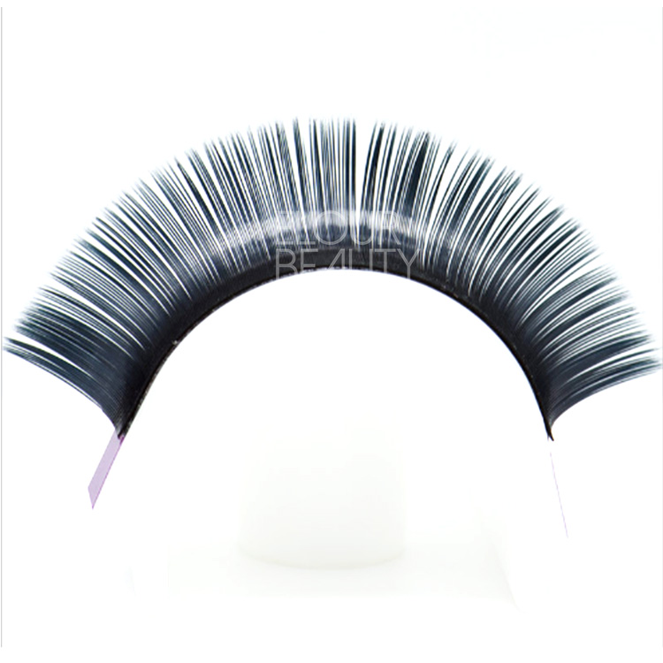 Split tip matte flat ellipse cashmere eyelash extensions private label EY25