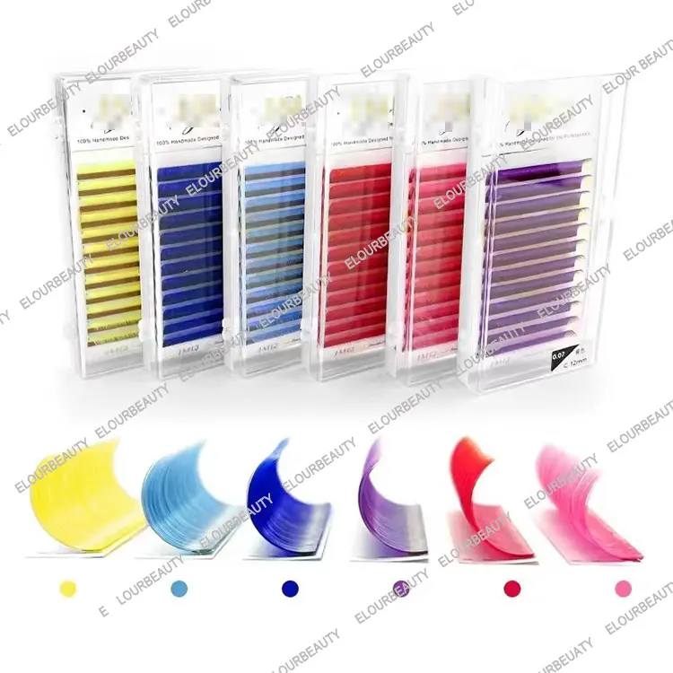 Best colored volume eyelash extensions trays EM98