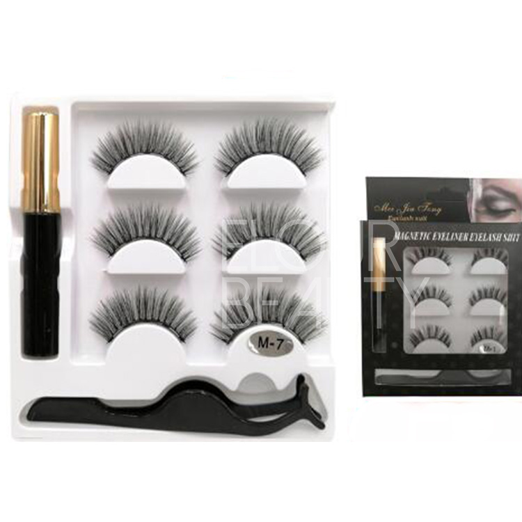 3D false eyelashes with best liquid magnetic eyeliner eyelash vendors wholesale EY47