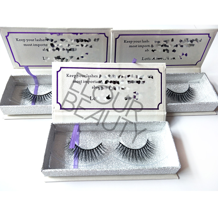 Custom strip faux mink 3d lashes wholesale EL118