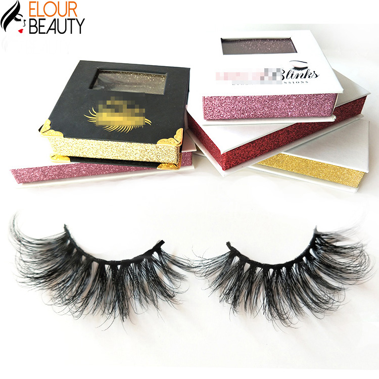 Elour luxury 5D mink lashes private label manufacturers EY05