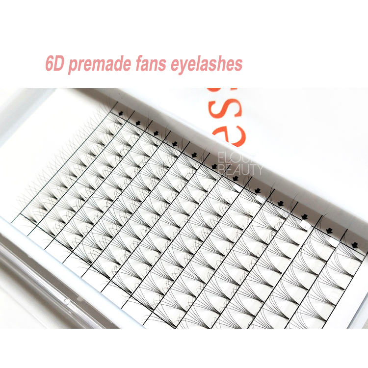 Private label premade fans 3D 4D 5D 6D 7D 8D 10D eyelash extensions wholesale UK with eyelash extension kit EN15