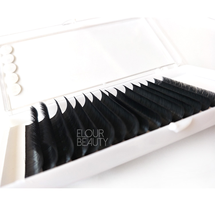 Auto quick fan mink eyelash extensions wholesale distributor EL136