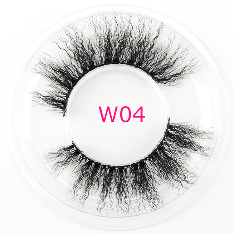 Wavy baby vegan 8D faux mink lashes wholesale usa EN28