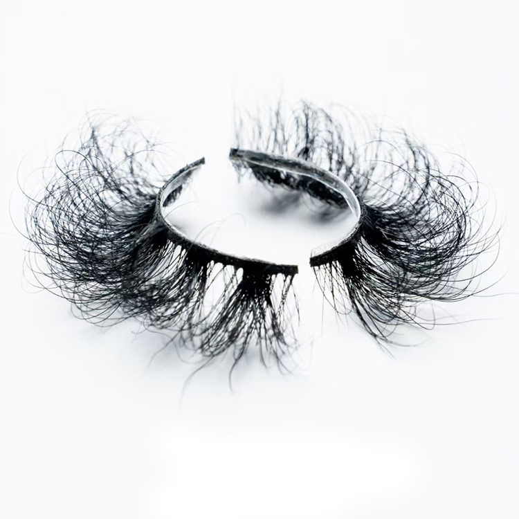 Fluffy 25mm mink individual lashes vendor EM07