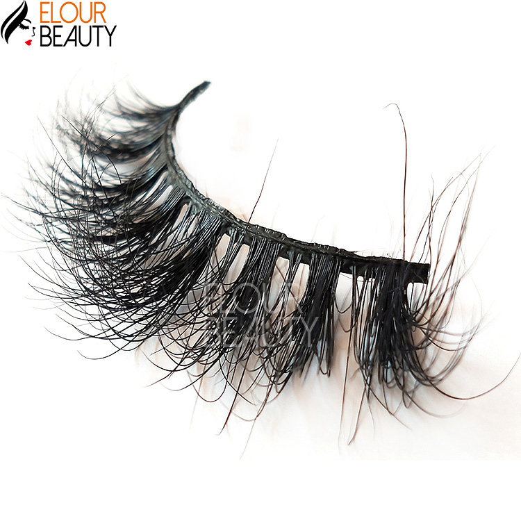 Newest long private label 5D real mink strip lashes Australia EY03