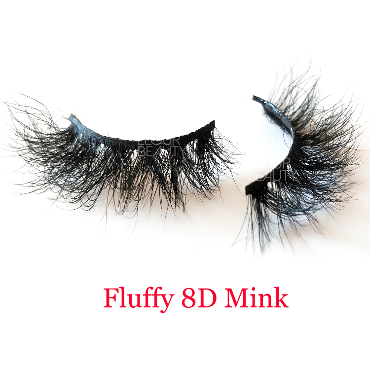 2020 newest fluffy 8D mink wholesale eyelash vendors customized EY49