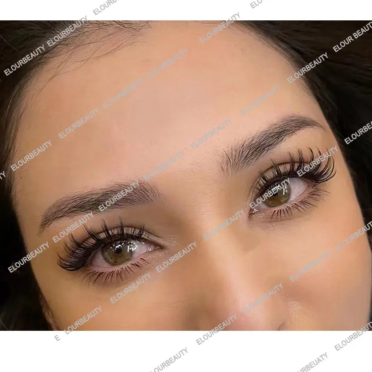 Individual DIY knotted flare trio lashes EM67