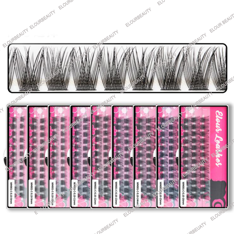 Cluster individual DIY lash extensions EM45