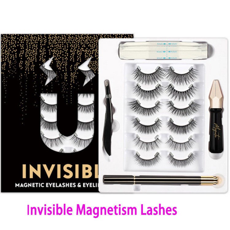 Upgraded invisible magnetic faux mink lashes wholesale usa EN26