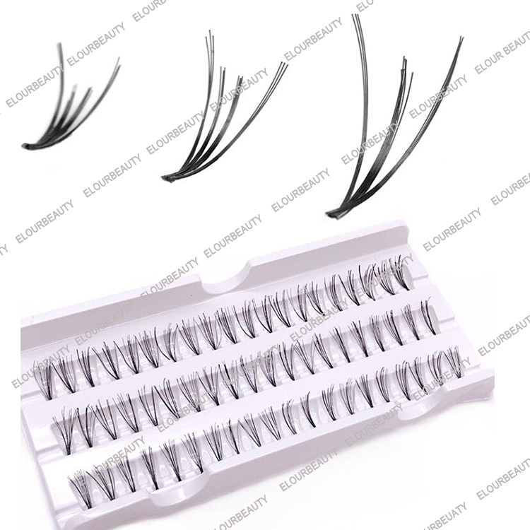 Knot free best individual flare lashes EM62