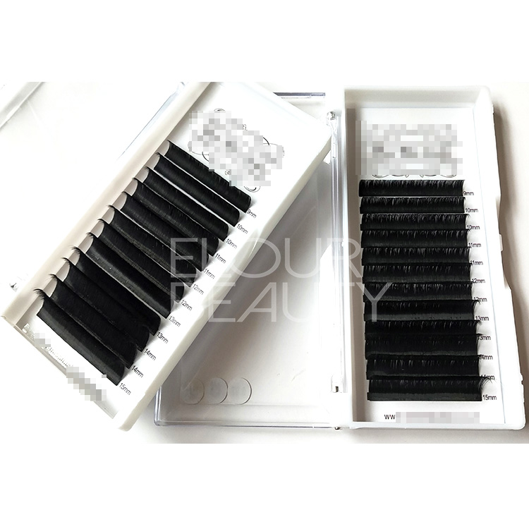 Fast fanning russian volume lashes extensions wholesale China EL116
