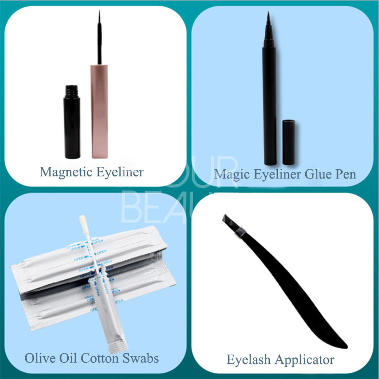 2024 newest invisible magnetism magnetic eyelashes with eyeliner pen set private label wholesale EN01