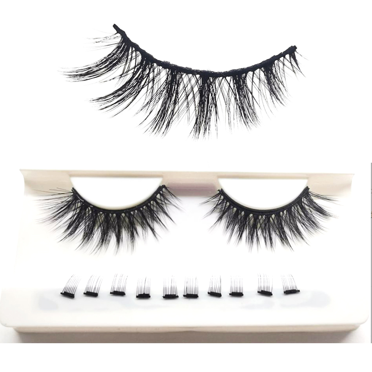 Magnetic false eyelashes with magnetic eyeliner EM26