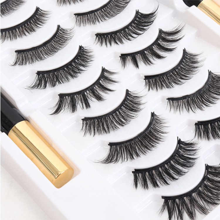 Private label Magnetic eyelashes with Eyeliner EM15