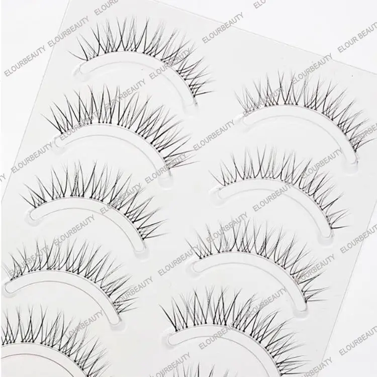 Best invisible clear band eyelashes natural EM78