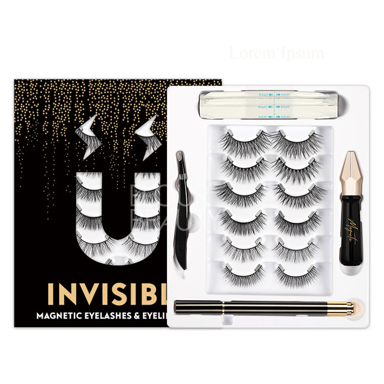 Upgraded invisible magnetic faux mink lashes wholesale usa EN26