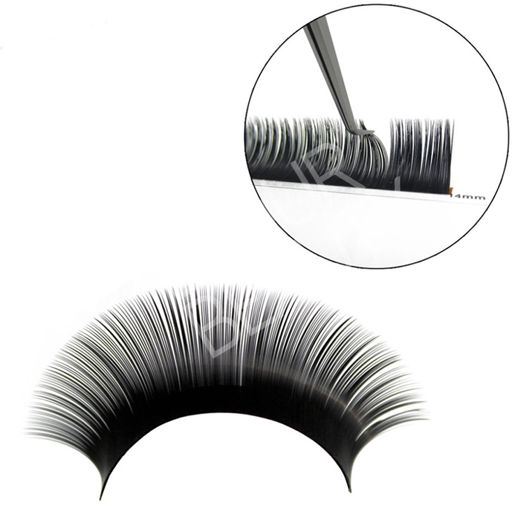 Private label auto blooming eyelash extension wholesale distributor EM06