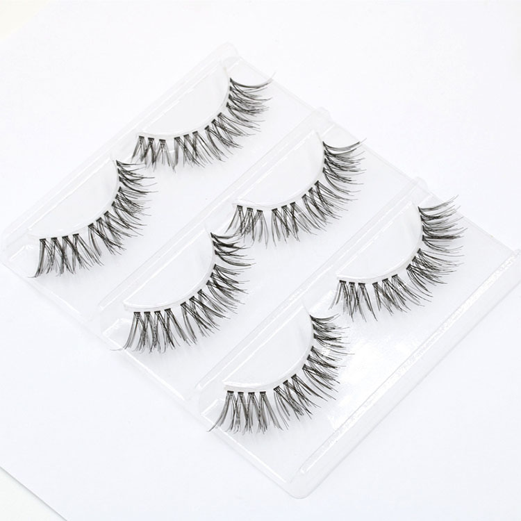 Fashion DIY 3D segmented precut cluster faux mink eyelashes private label EN02