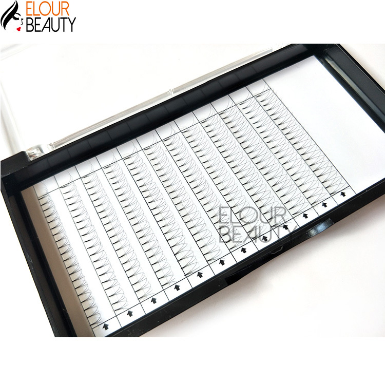 Private label premade volume fans eyelash extensions vendor EY18