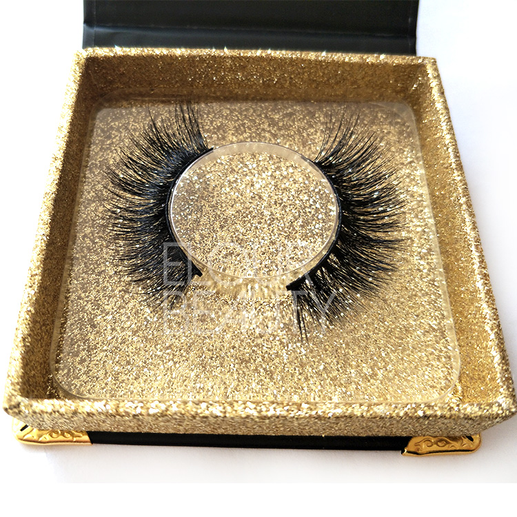 Best private label 3d mink strip lashes wholesale manufacturer EL110