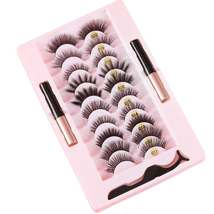 Private label Magnetic eyelashes with Eyeliner EM15