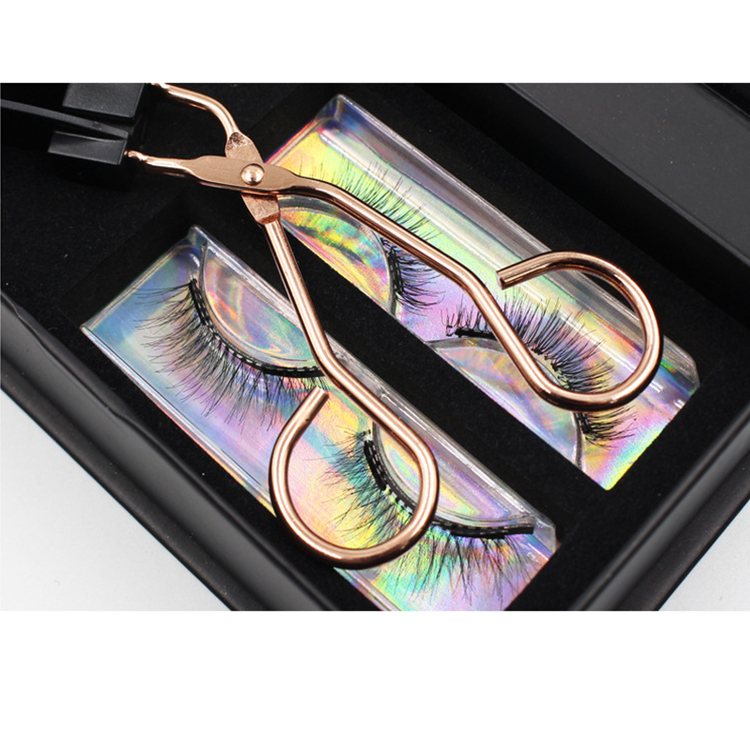 Custom Glue Free 8D Quantum Magnetic Eyelash with Curler Set Reusable EY62