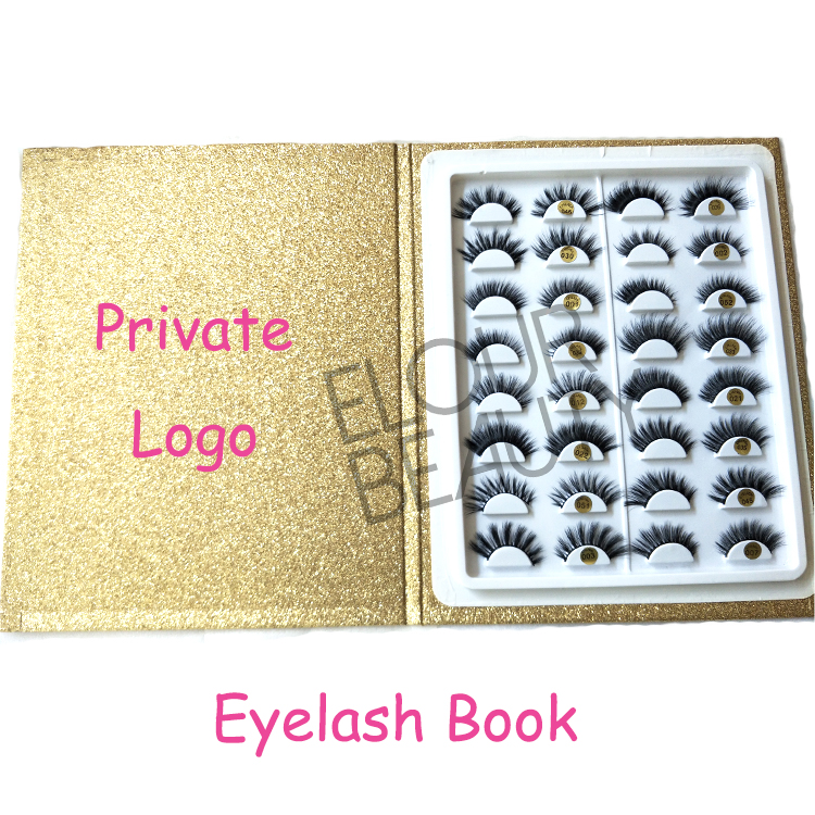 Private label faux mink 3D eyelash wholesale distributor china EL90