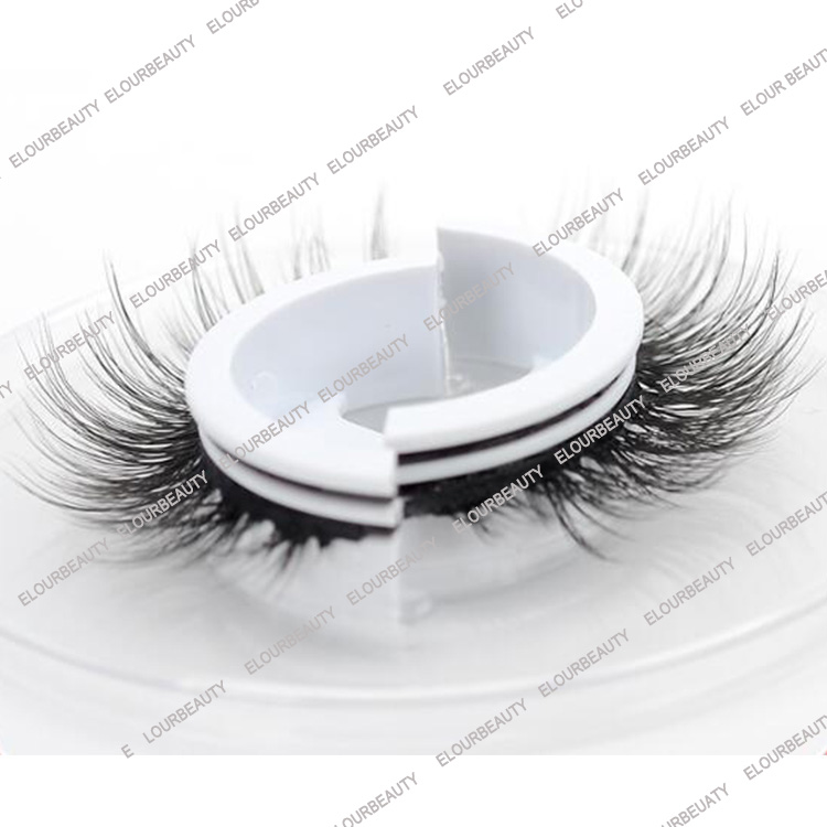 Reusable no glue self-adhesive eyelashes strips EM57